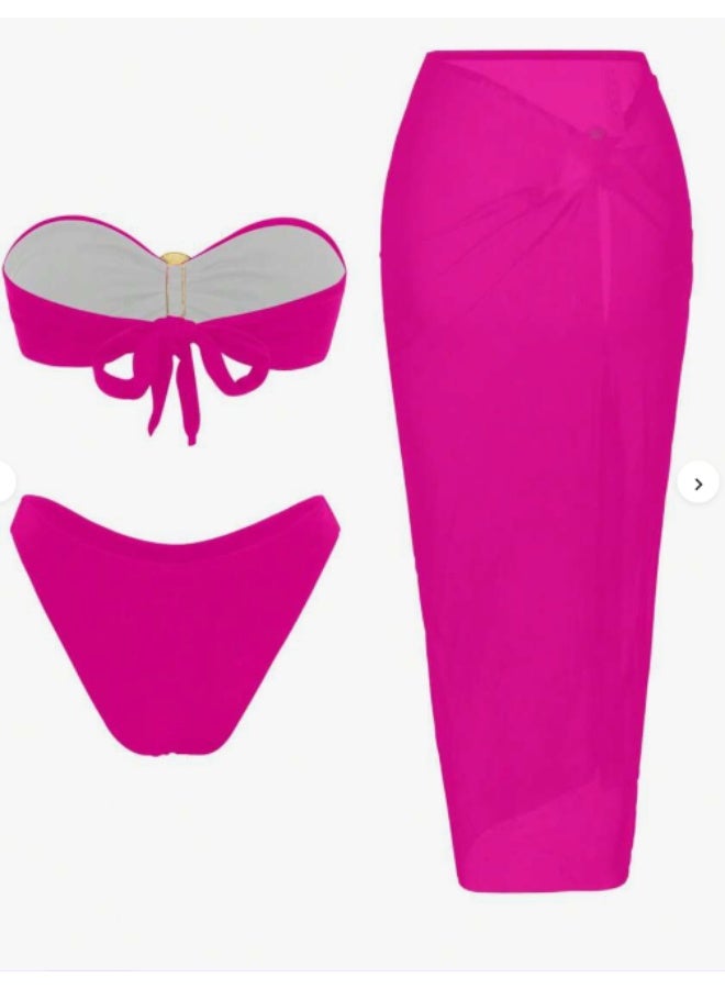 Elegant and Modern 3-Piece Swimwear Set – Comfortable and Secure Design for Beach, Pool, and Summer Activities - Image 4
